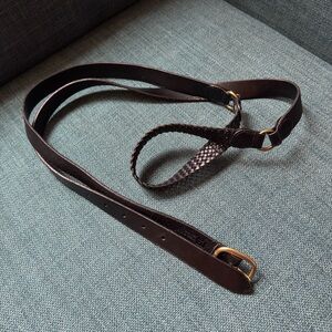 Linea Pelle Black Double Belt